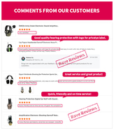 Protège-oreilles Bluetooth avec communication active, réduction du bruit de 25 dB, design pliable, homologation CE, pour usage industriel.