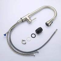 Nouveauté, robinet de cuisine facile à installer, mitigeur en acier inoxydable, robinet d'évier extractible, robinets d'évier de cuisine
