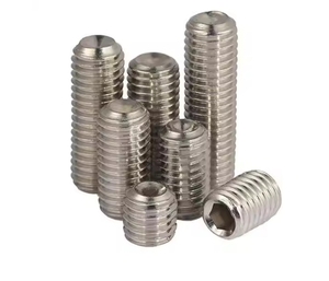 สกรูหัวหกเหลี่ยมปลายแหลม ISO <span class=keywords><strong>4029</strong></span> ขนาด M2-M16 DIN916 สกรูหัวหกเหลี่ยมปลายแหลม สแตนเลส ตัวยึดที่เชื่อถือได้ - Product Image 5