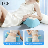 Almohada Lumbar Moderna y Personalizable de Espuma Viscoelástica 100% Leche de Seda, con Protección Antiácaros y Lavable para el Cuidado Ergonómico de los Discos
