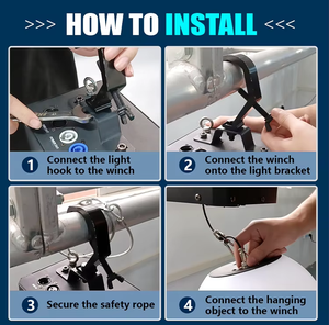 وزن الحمل X Winch 5: ارتفاع الرفع بمحرك حركي ونش Dmx بمحرك حركي - Product Image 6