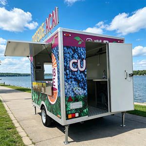Remolque de Comida Rápida Personalizado con Certificación DOT CE, Totalmente Equipado para Asados, Helados, Hamburguesas y Otros Alimentos - Product Image 1