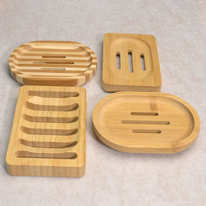 Jabonera <span class=keywords><strong>de</strong></span> Baño Grande <span class=keywords><strong>de</strong></span> Bambú para Jabón Líquido y Jabón en Barra, Soporte para Jabón - Product Image 5