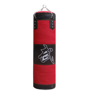 Sac de boxe vide en cuir pour enfants, 60cm, 150cm