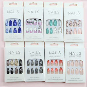 Couverture Complète Ongles Artificiels Pas Cher Nouveau Ovale Stiletto Gel Nail Tip Beauté Conçu Appuyez sur les Ongles en Vrac pour les Femmes - Product Image 6