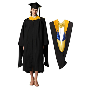 Paquete de Toga y Capucha Clásica Económica para Graduación, Tallas Disponibles: 6, Logotipo Personalizado Disponible - Product Image 3