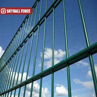Clôture métallique 868 galvanisée soudée à double clôture de sécurité pour jardin et terrain de sport