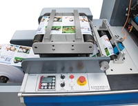 Étiquettes autocollantes auto-rotatives/semi-rotatif, Machine de découpe à froid de plastification, avec fonctions de scintillage et de coupe, pièces