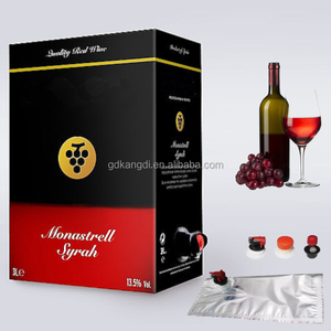 Bolsas de embalaje de bebidas personalizadas profesionales Caja de papel de aluminio <span class=keywords><strong>para</strong></span> <span class=keywords><strong>vino</strong></span> tinto en bolsa Bolsa de papel de aluminio <span class=keywords><strong>para</strong></span> válvula de mariposa - Product Image 1