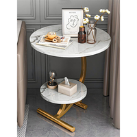 Table Basse Moderne Pliante en Bois Forme C ou Ronde, Style Nordique 2024, Petite Table d'Appoint pour Salon, Appartement ou Chevet