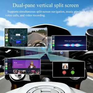 Gallop Sprite 6 pouces Carplay Moto DVR GPS Navigation IPX7 Étanche Sans Fil Android <span class=keywords><strong>Auto</strong></span> WiFi Carte Mondiale 1 An - Product Image 3