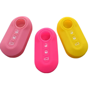 Coque en silicone pour clés intelligentes, télécommandes pour <span class=keywords><strong>Fiat</strong></span> 500 Punto - Product Image 2