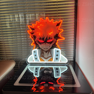 IP65 acrílico My Hero Academy luces <span class=keywords><strong>de</strong></span> neón luz <span class=keywords><strong>de</strong></span> neón personalizada regalo creativo decoración <span class=keywords><strong>de</strong></span> vacaciones lámpara hogar signo - Product Image 3