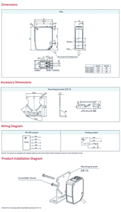 เซ็นเซอร์วัดระยะทางแบบเลเซอร์มาตรฐาน Lanbao 85 มม. 30vdc - Product Image 4