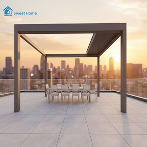 Pergola motorisée <span class=keywords><strong>d</strong></span>'extérieur à <span class=keywords><strong>prix</strong></span> de gros abordable, designs de pergola et abri de voiture de haute qualité <span class=keywords><strong>en</strong></span> vente directe <span class=keywords><strong>d</strong></span>'usine - Product Image 6