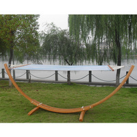 Lit-balançoire pour jardin en bois, ensemble de lit, hamac avec support, offre spéciale