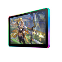 Monitor de pantalla táctil multicapacitivo con luz Led de 21,5/23,8/27 pulgadas con USB RS232 Compatible con 3M para máquina de juego