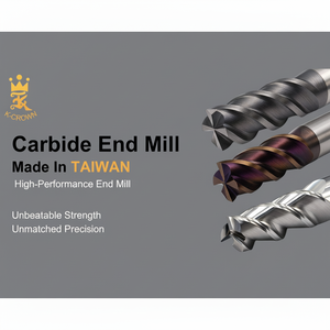 Plaquettes en carbure de tungstène à revêtement AlTin/Tin à 4 cannelures résistantes à la chaleur pour centre d'usinage CNC avec support ODM/OEM - Product Image 1