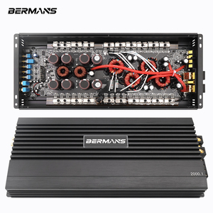 2000 watt công suất cao lớp D xe khuếch đại nhôm xây dựng cho tản nhiệt Equalizers Crossover Combo Mono - Product Image 1