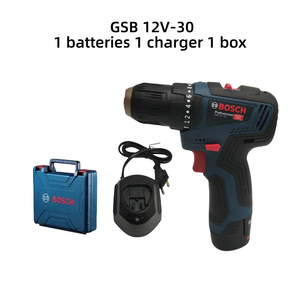 <span class=keywords><strong>Taladro</strong></span> Eléctrico Profesional <span class=keywords><strong>Bosch</strong></span> GSB 12V-30, <span class=keywords><strong>Atornillador</strong></span> Inalámbrico, de Alta Resistencia, Multifuncional, para el Hogar, Destornillador, Bricolaje - Product Image 1
