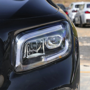 Couvercle de lentille de phare automatique Transparent pour Benz <span class=keywords><strong>GLB</strong></span> 2020 2021 2022 2023 2024 avec abat-jour de phare de voiture à garniture grise - Product Image 3