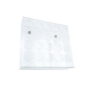 <b>Acrylic</b> Wall Mounted Display Rack Transparent Single Layer Wine <b>Storage</b> Rack Custom Size - Product Image 3