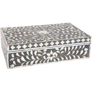 Caja de Regalo para Joyería de Lujo en Existencia, Envío Rápido, Buena Calidad, Caja de Regalo para Joyería al por Mayor, Incrustaciones de Madera y Hueso - Product Image 4