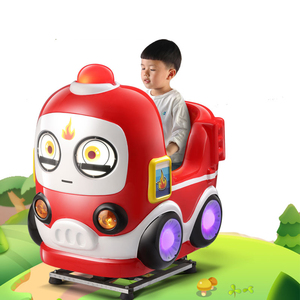 Voiture jouet pour enfants, balançoire à bascule, 110V/220V, voitures tamponneuses en plastique à monnayeur pour manèges d'attraction pour enfants - Product Image 6