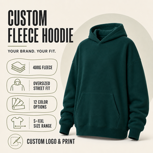 Sweat à capuche unisexe épais avec doublure polaire, logo personnalisé, coupe ample, en mélange de coton lourd, taille américaine - Product Image 2