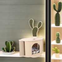OEM Maison pour chat écologique et mignonne, style condo créatif, en bois de sisal, jouet interactif pour animaux de compagnie d'intérieur, griffoir