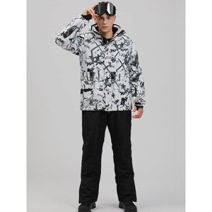 Ensemble veste et pantalon de ski pour homme FOXA, imperméable, isolé synthétiquement, tenue de snowboard pour les sports d'hiver - Product Image 4