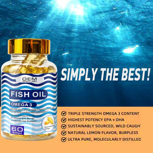 Integratori di Olio di Pesce <span class=keywords><strong>Omega</strong></span> 3 con Marchio Privato, con EPA e DHA per Supporto di Cuore, Cervello, Articolazioni, Immunità e Salute della Pelle - Product Image 2