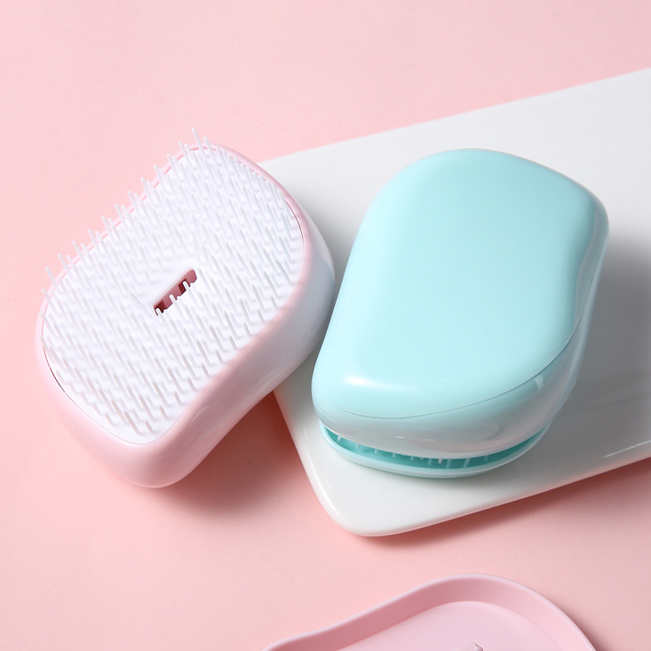 Lameila Wholesale Customize Hair Massage Comb Grooming Hairdressing Portable Plastic Extension Hairbrush Comb Hair Brush C310