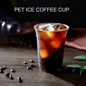 Vasos de Plástico PET de 12, 16 y 32 oz para Café y Té de Burbujas, con Tapas, Impresos con Serigrafía y Logotipo Personalizado - Product Image 3