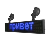 Pantalla LED RGB Programable P5, Pantalla de Texto Móvil, Módulo de Matriz de Escritorio, Pantalla LED Ultrafina con Mensaje Desplazable, Mini Pantalla