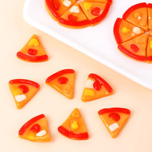 Vente en gros de bonbons gélifiés vitaminés aux saveurs de fruits assortis, sucrés et acidulés, certifiés Halal, en forme de pizza - Product Image 3
