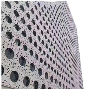Panneaux de mur-rideau en aluminium perforé - Revêtement de <span class=keywords><strong>façade</strong></span> ventilée à motif ovale pour l'<span class=keywords><strong>architecture</strong></span> moderne - Product Image 1