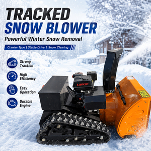 Soplador de Nieve Profesional de 600 mm con Control Remoto para Pendientes de 45 Grados y Limpieza de Nieve Profunda - Product Image 4