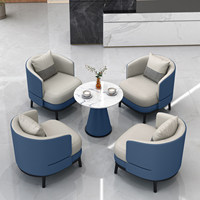 Fauteuil de hall d'hôtel moderne, mobilier de café, chaise longue, canapé individuel de luxe, canapé élégant pour bureau à domicile et chambre