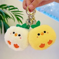 Pendentif porte-clés sac à dos en peluche de 10 cm avec rembourrage en coton PP, motif poulet frit, poulet en morceaux, poulet en os, poupée de machine à griffes, unisexe, cadeau de Noël