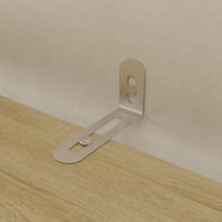Organisateur en MDF sur mesure en gros, armoire de rangement multifonctionnelle, buffet avec tiroir et paniers inclinés
