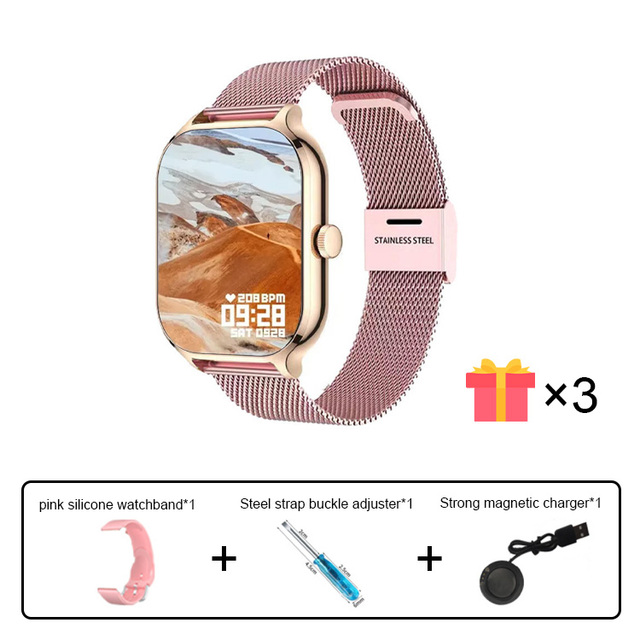 H9 MAX Smartwatch Reloj Montre Intelligente Sports Blood Oxygen Monitor Sleep Monitoring Fitness Tracker Smart Watch for Men Uhr