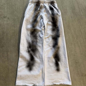 Pantalon de jogging personnalisé pour homme en coton biologique 420 g/m², doux, délavé à l'acide, imprimé, style punk, <span class=keywords><strong>Pro</strong></span> Tech, avec cordon de serrage - Product Image 2