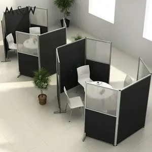 أبواب الدخول مدخل التقسيم مكتب المحمول جدار مع العالمي عجلات تقسيم الفضاء - Product Image 1