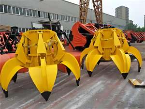 Grappins de construction hydrauliques multi-feuilles à 8 cubes pour déchets d'acier gros morceaux de minerai avec composants de pompe à moteur à noyau - Product Image 2