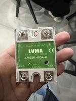Relé de Estado Sólido LVMA SSR-1 D4840 40A 1NO con Terminal de Perno, Cobre, Baja Potencia, 4 Pines, Monofásico, 24-480VAC, Control DC, Protección