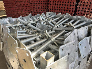 Điề<span class=keywords><strong>u</strong></span> chỉnh thép giàn giáo vít jack cắm <span class=keywords><strong>U</strong></span> đầ<span class=keywords><strong>u</strong></span> Prop một phần giàn giáo cơ sở jack cắm - Product Image 6