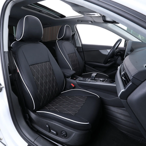 Housse de siège <span class=keywords><strong>auto</strong></span> complète en <span class=keywords><strong>cuir</strong></span> de luxe sur mesure pour Ford Mustang, 5 pièces, antidérapante, toutes saisons, ajustement parfait - Product Image 2