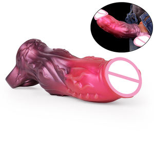 NNSX Fantasy Horse Penis ärmel Streck bare Silikonsc heide Sexspielzeug für Männer Verzögerung Ejakulation Hohl dildo Schwanz vergrößerung - Product Image 3