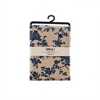 Nappe Rectangulaire DANLI Imprimée Florale Bleue Vintage, Style Campagne Française pour Table à Manger, Décoration Maison Cuisine Ferme